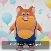 ambulatory Hamster Costume Inflatable Design character costume Outfit Full torso Coverage