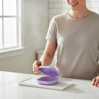 Vented Retainer Box Easy to Clean Oral Appliance Holder Lightweight Oral Accessory