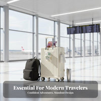 Multifunctional Suitcase Pressure-Resistant Hard Shell for Men, Students