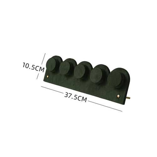 Velvet Jewelry Display Rack Scratch Resistant Storage Velvet Jewelry Holder Elegant Style 5-Slot Bracelet Display Stand for Shop Owners, Boutiques