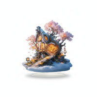 Acrylic Tabletop Decoration Waterproof Tree of Life Plaque Fade Resistant