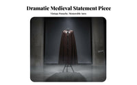 Medieval knight's Cloak Full Length Costume Apparel Riveted Collar