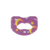 Mouth Strip with Central Opening Contoured for Travel, Snorers