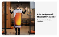 Beer Bottle Suit Funny Beer-Themed Tunic Fun Design for German Beer Festival