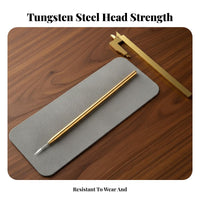 Hardened Steel Polishing Tool Copper Handle Hardened Steel Burnisher Jewelry Burnisher Pen High Hardness Tip