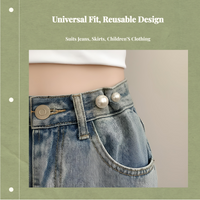 Adjustable floral waist buckle