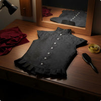 Tudor Performance Vest Sleeveless Tudor Doublet Vest Embossed Metal Buttons
