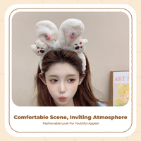 Cute Plush Bunny Ears Headband, Soft, Kids, Photos