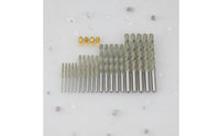 20 Pieces Diamond Burr Tool High Hardness Engraving Burr Wear-resistant Rotary Grinding Bits