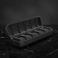 5 Compartment Watch Case Debris-Resistant-Resistant 5 Compartment Watch Travel Case Timepiece Organizer Foam Interior Fastener