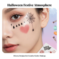 stick-on Facial decorative piece Creates distinctive Makeup Looks Cosmetic Face decorative piece Sheet