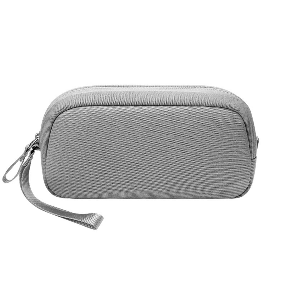 Tech Pouch with Wrist Strap Multi-Compartment Electronics Organizer Lightweight