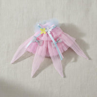 Fairy Doll Dress Ruffled Trim Flower Doll Outfit Heavenly Look for Photo Shoots