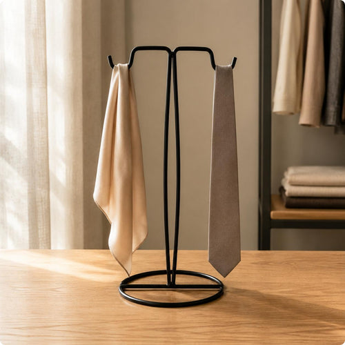 Crossbar Display Stand Stable Base Scarf Display Stand Space-Saving T Vertical Handbag Holder for Boutique Owners