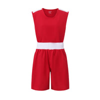 Boxing Top and Shorts Round Neck Boxing Training Outfit Breathable