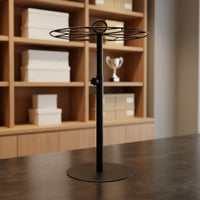 Rotating Medal Stand 360 Degree Rotation Adjustable Medal Holder No Wall Holes for Athletes, Students