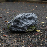 Fiberglass Landscape Rock Weather Resistant Realistic Landscape Rock Resin Garden Boulder Low Maintenance Artificial Stone