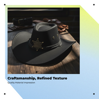 Cowboy Hat, Wide Brim, Sun Protection, Outdoor, Unisex