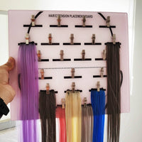 Acrylic Hair Extension Board Easy to Organize Hairpiece Display Holder Tangle