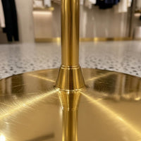 Polished Finish Metal Mannequin Stand Base Straight 1.5 M Rod Stand