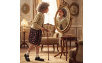 2 Pieces 100 Days of School Outfit Cosplay Old Lady Costume Role Play for Girls