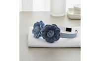 Denim Flower Headband Cute Denim Headband Stylish Blue Textile Hair Hoop for Skincare