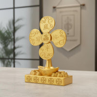 Feng Shui Pinwheel Ornament Rotatable Feng Shui Pinwheel Finely Crafted