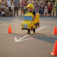 Kids Vehicle Costume Role Play Wearable Vehicle Costume Wearable Car Torso Tunic Lightweight Ride-in Vehicle Outfit