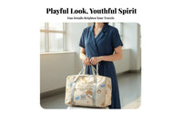 Multifunctional Large Capacity Travel Bag Multi-Compartment Portable Luggage Bag Lightweight for Travelers, Hospital, Weekend Trips, Airport