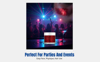 Shimmer Gel, Fairy Heart Sequins, Face Skin, Stage, Nightclub