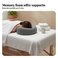 Face down Pillow Washable Cover Spa Bed Face Cushion Breathable for Beauty Salon
