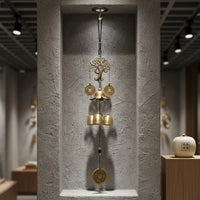 Dragon Wind Chime Gift Idea Brass Dragon Chime Good Luck for Balcony