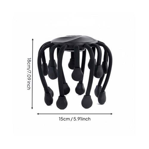 16-Claw Head Massager Portable Heated Head Massager Red Light for Home, Travel