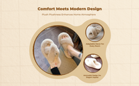 Fuzzy House Shoes, Cozy Comfort, Indoor Outdoor Use