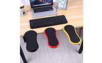 Rotating Desk Armrest 180 Rotation Computer Arm Rest Support Easy Installation Desk Elbow Rest Pad for Computer Setup