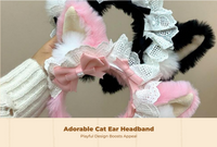 Women's Plush Corgi Ears Headband, Soft, Cute, Fashion