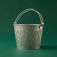 Embossed Ice Container Textured Aluminum Ice Container Swing Handle