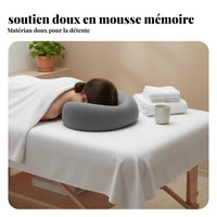 Face down Pillow Washable Cover Spa Bed Face Cushion Breathable for Beauty Salon
