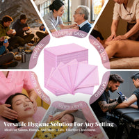 Soft Touching Disposable Nail Table Mat Sturdy Nail Art Table Mat Generous Size for Estheticians, Adults, Beauty Salon, Home, Medical Office