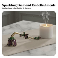 Candle Quencher Enamel Finish Dome Candle Quencher Wick Extinguishing Tool Prevents Smoke & Candle Material Spray