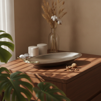 Oval Fruit Tray Compact Dish Practical for Sideboard