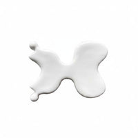 Ceramic Gua Sha Tool Contoured Ceramic Gua Sha White