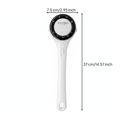 Electric Back Scrubber Digital Display Long Handle Shower Brush 3 Speed Levels