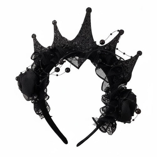 Floral Lace Crown medieval-inspired design Celebratory Crown celebration Wear for Women, Girls