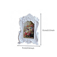 Ornate Resin Photo Frame Folding Easel Decor Piece Sculpted