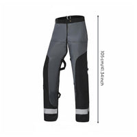Chainsaw Chaps Tree Felling Apron Work Trousers Shielded Apron Style Tree Felling Work Trousers Heavy-Duty Forestry Pants for Loggers, Woodland Workers, Logging