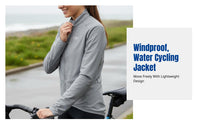 Women's Cycling Windbreaker Jacket, Autumn Season, Breathable, Water-Resistant, Road Bike Outerwear, Lightweight, Multi-Color