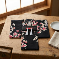 Wide Sleeve Kimono Doll Dress Tassels Kimono Doll Robe Japanese-Inspired