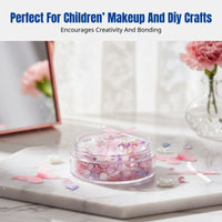 Colorful Radiant Fairy Face Jewels, Acrylic, Kids DIY Stage Makeup
