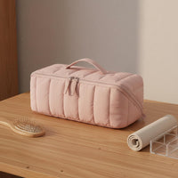 Travel Makeup Bag Organized Compartments Portable Cosmetic Organizer Divider